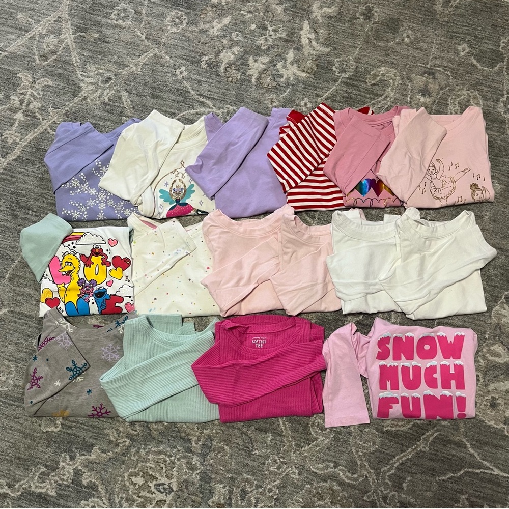 16 Long Sleeve Shirts Various Brands Jumping Beans, Cat & Jack Size 4T